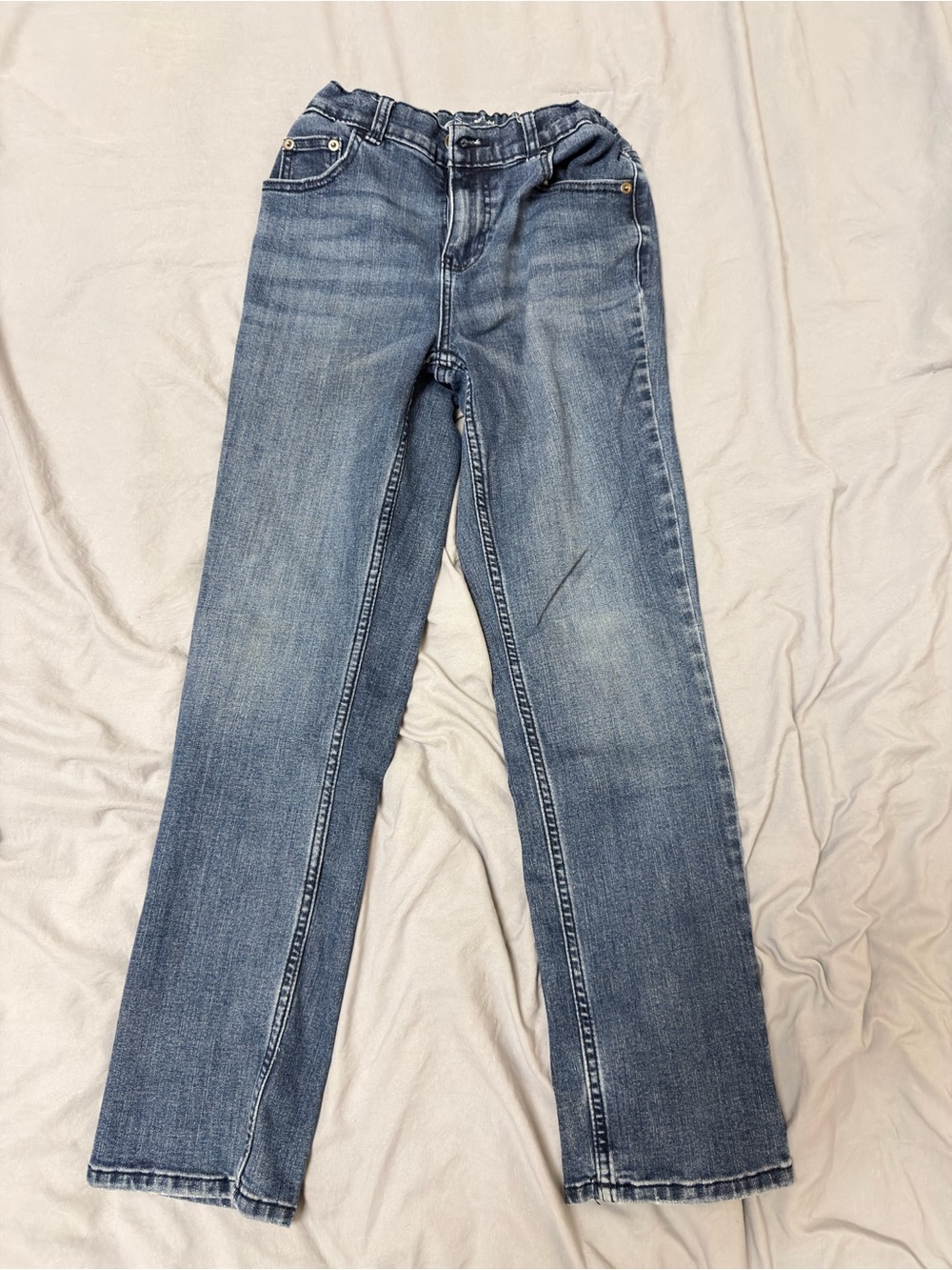 Classic Women's Blue Straight-Leg Jeans